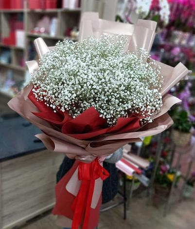 Букет цветов из: Гипсофила в Грачевке Ставропольского края