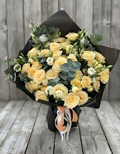 Букет цветов из:  Розы и Лизиантусы в Грачевке Ставропольского края
