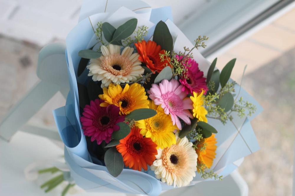 Букет цветов из: Герберы в Грачевке Ставропольского края