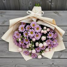 Букет цветов из:  Розы и Хризантемы в Грачевке Ставропольского края