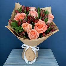 Букет цветов из:  Розы и Альстромерии #REPLACE_PRED# Грачевке Ставропольского края