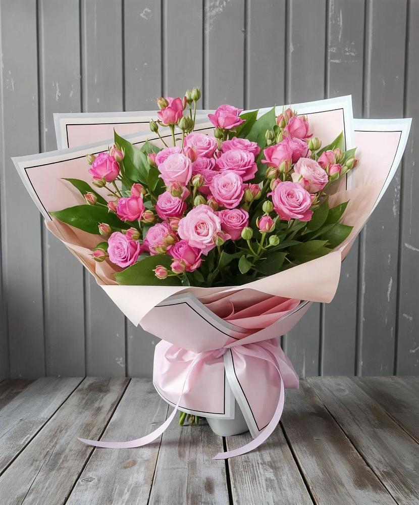 Букет Розовый кустик в Грачевке Ставропольского края