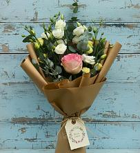 Букет цветов из:  Розы и Лизиантусы в Грачевке Ставропольского края