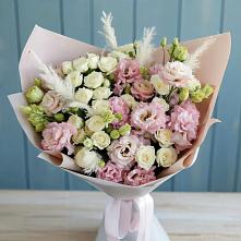 Букет цветов из:  Альстромерии и Розы в Грачевке Ставропольского края